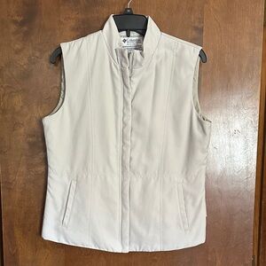 Women’s Columbia Light Tan Polyester Vest